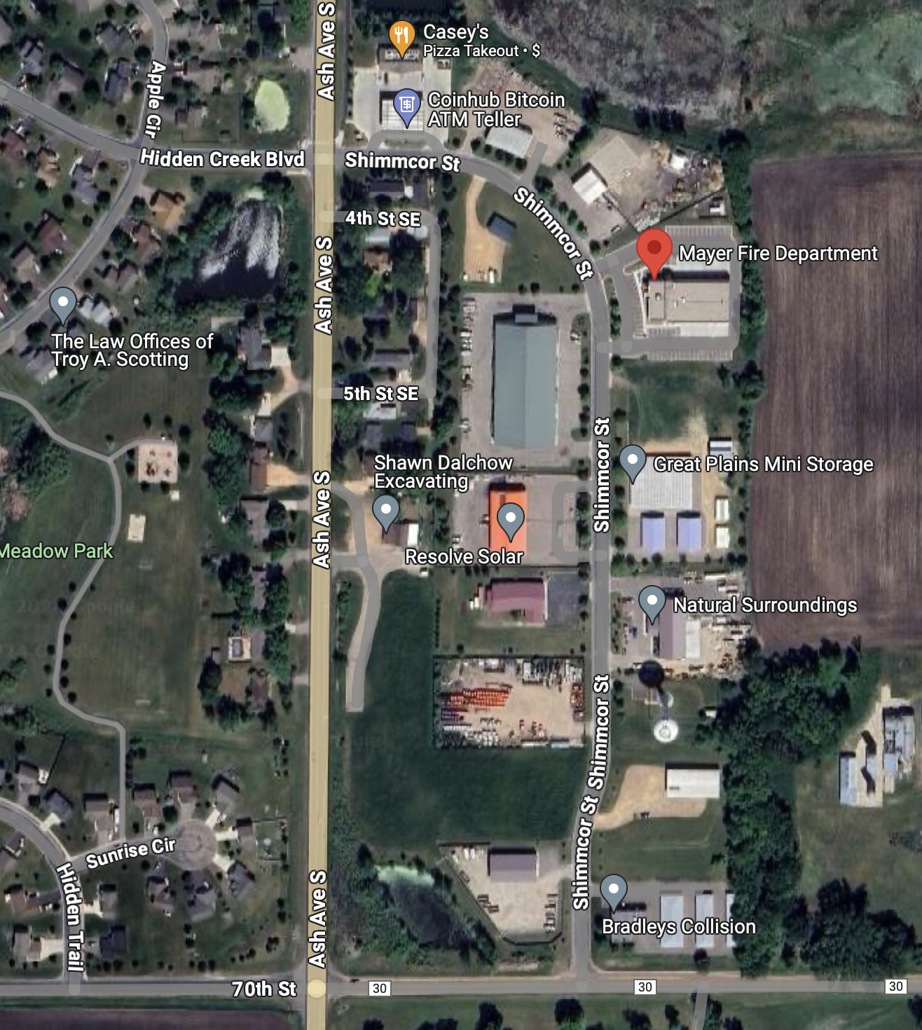 Zone 12 Landing Location